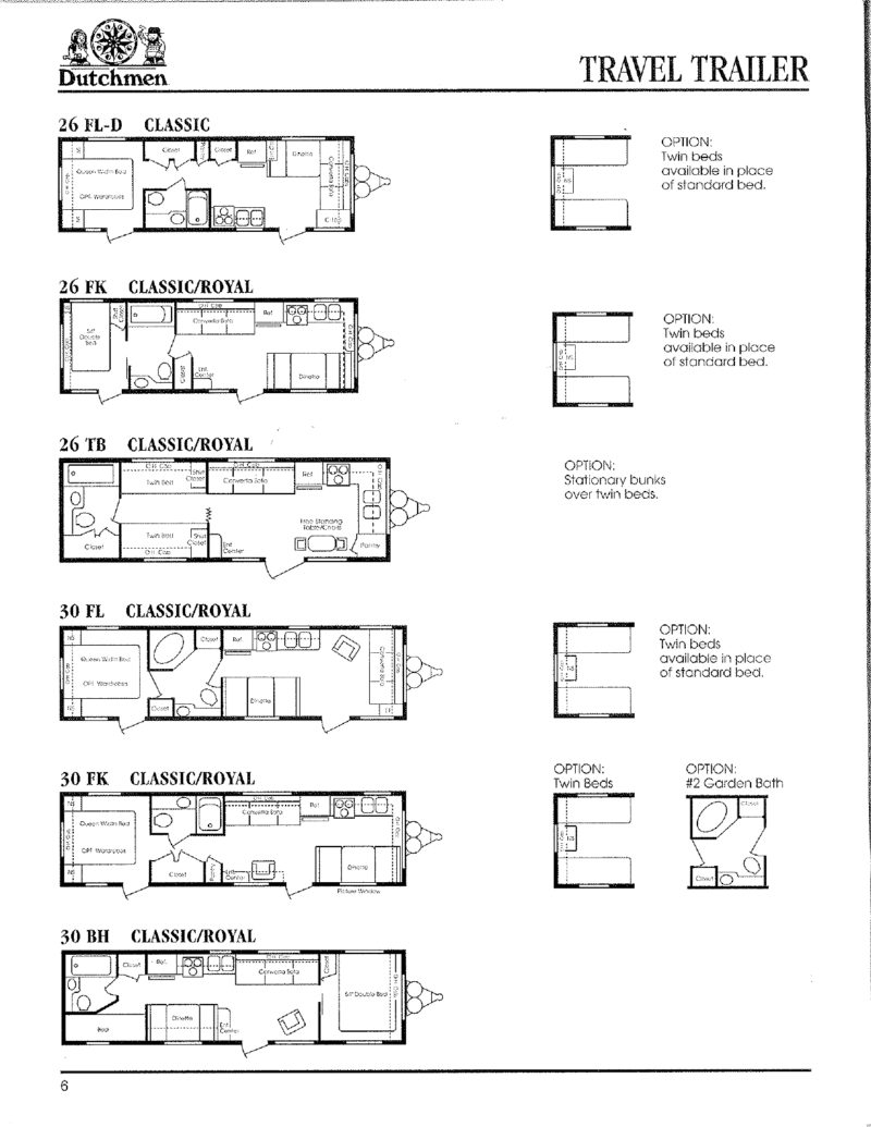 1995 Dutchmen Floorplan - RV Roundtable Buy - Sell - Join